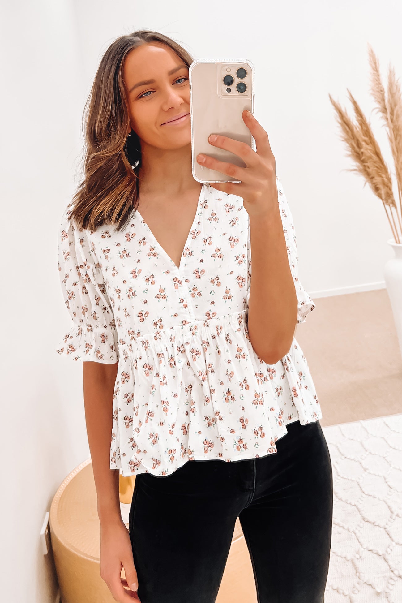 Simon Top White