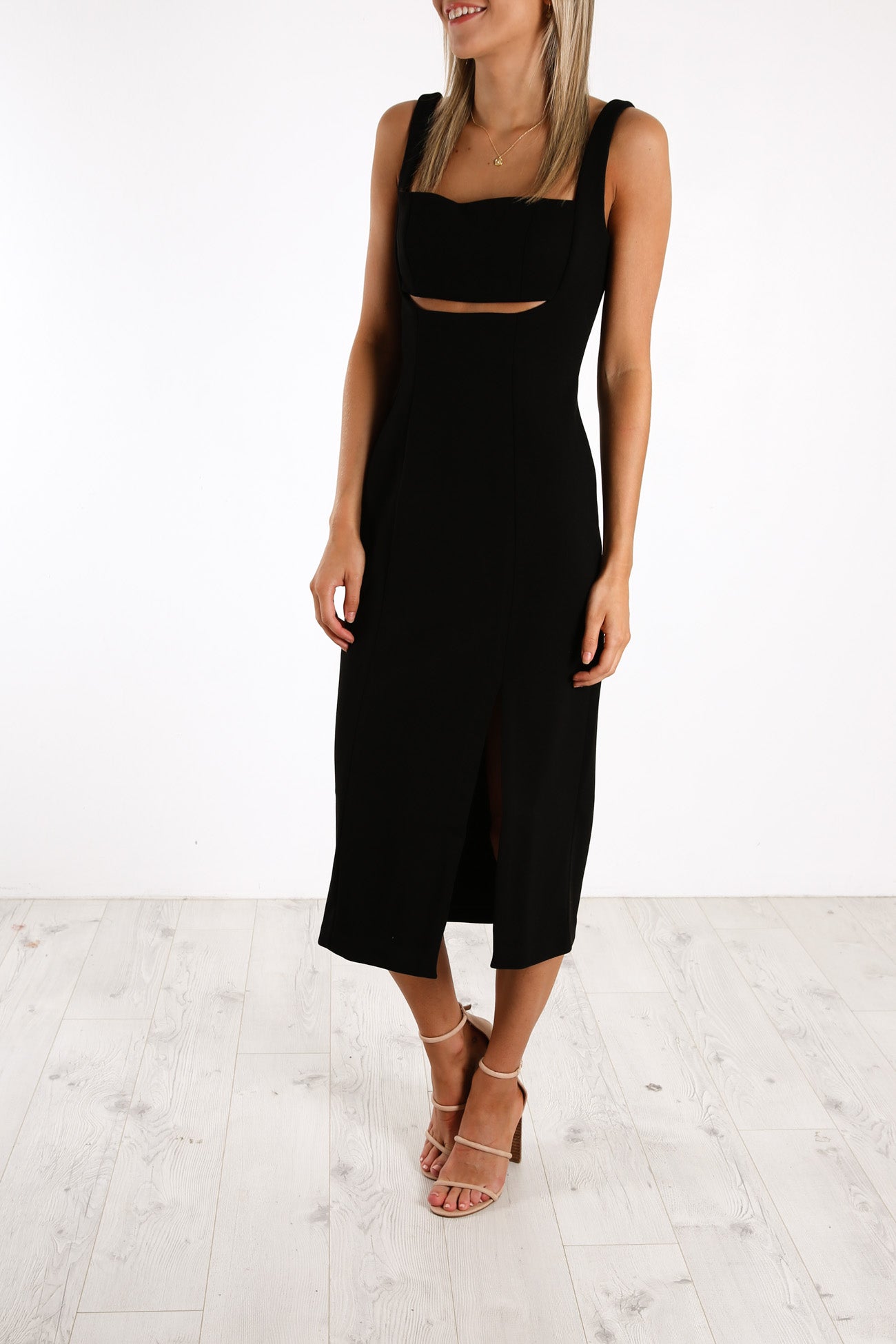 Simonetta Midi Dress Black