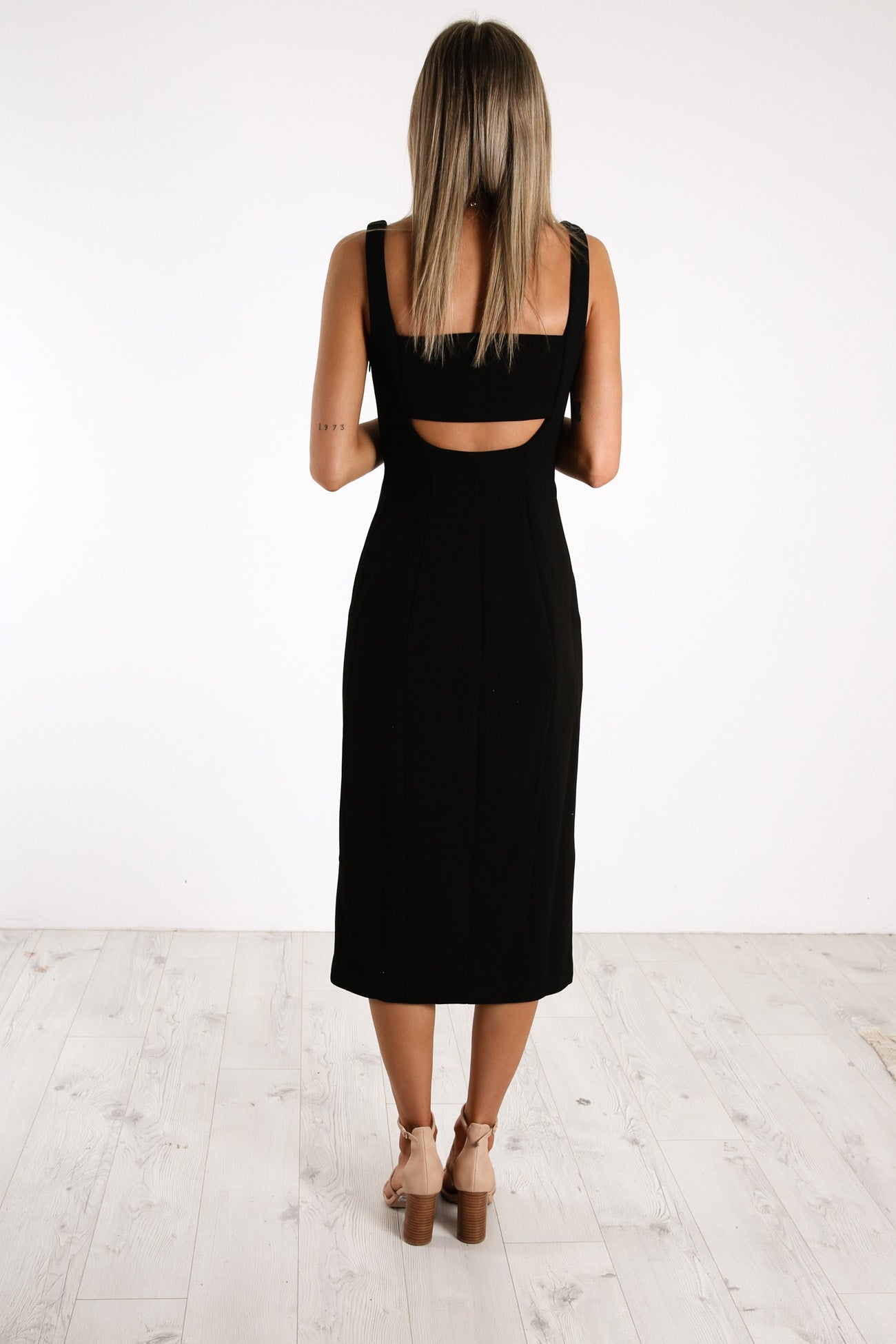Simonetta Midi Dress Black