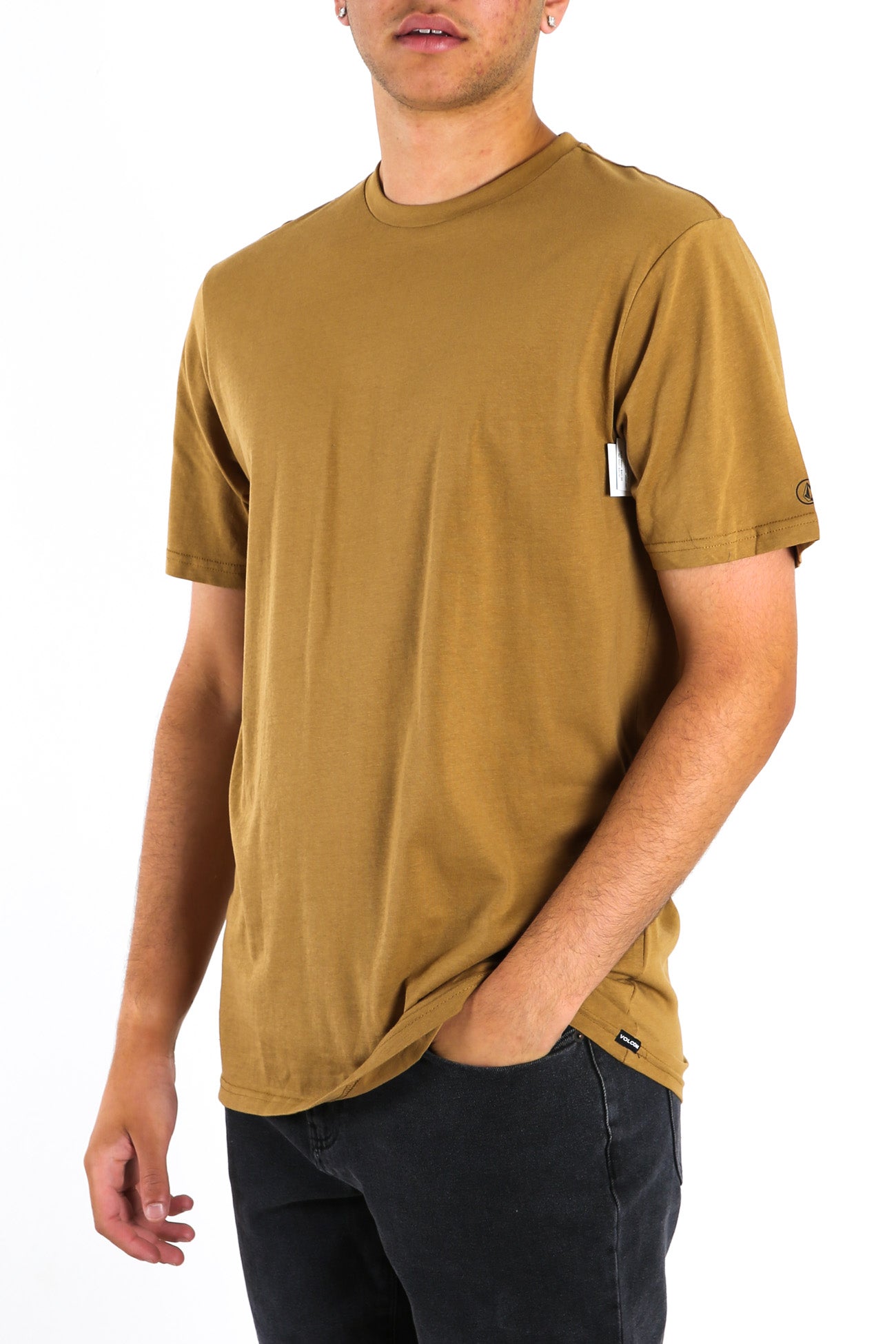 Solid Short Sleeve Tee Sand