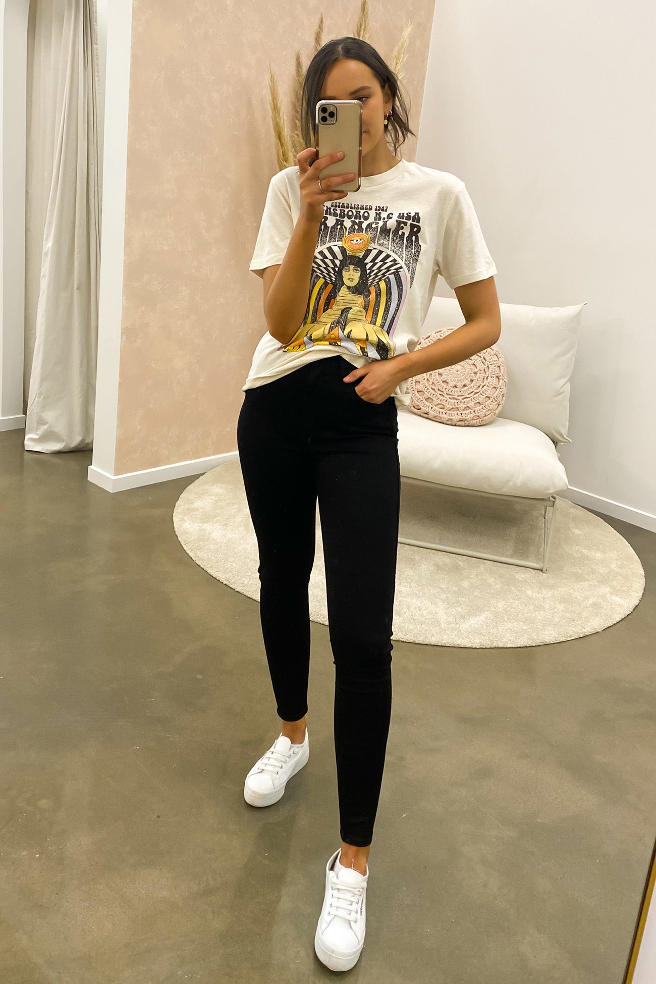 Sphinx Tee Ecru