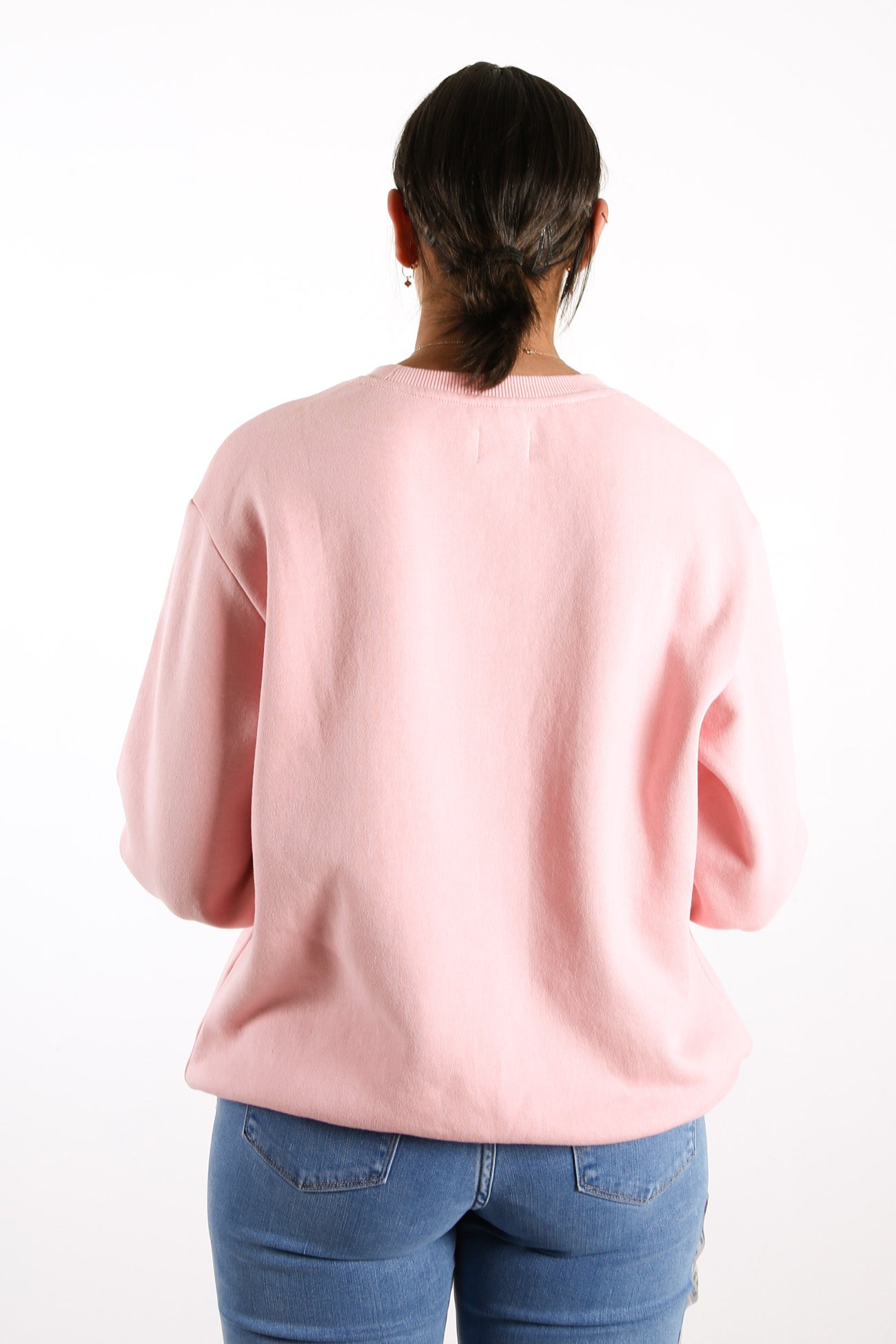 Split Oversized GF Fleece Pink Glaze