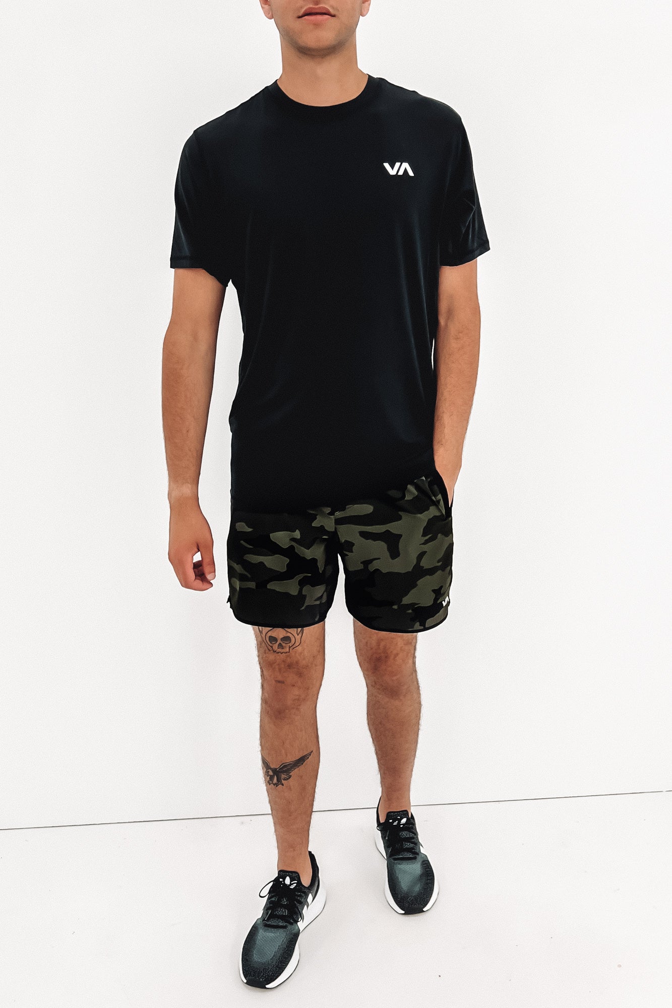 Sport Vent Short Sleeve Tee Black