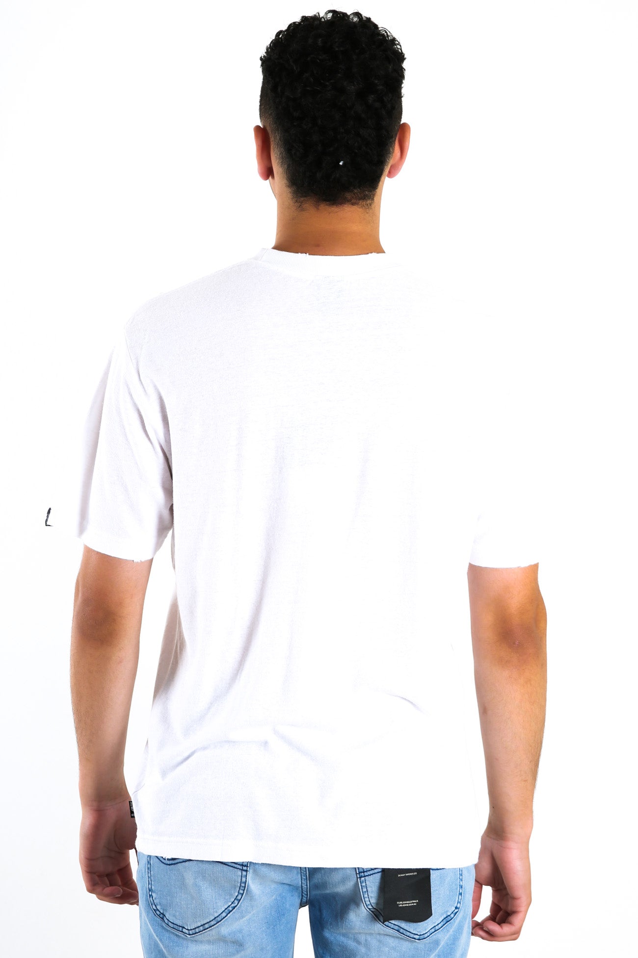 Static To Violent Hemp Retro Fit Tee White