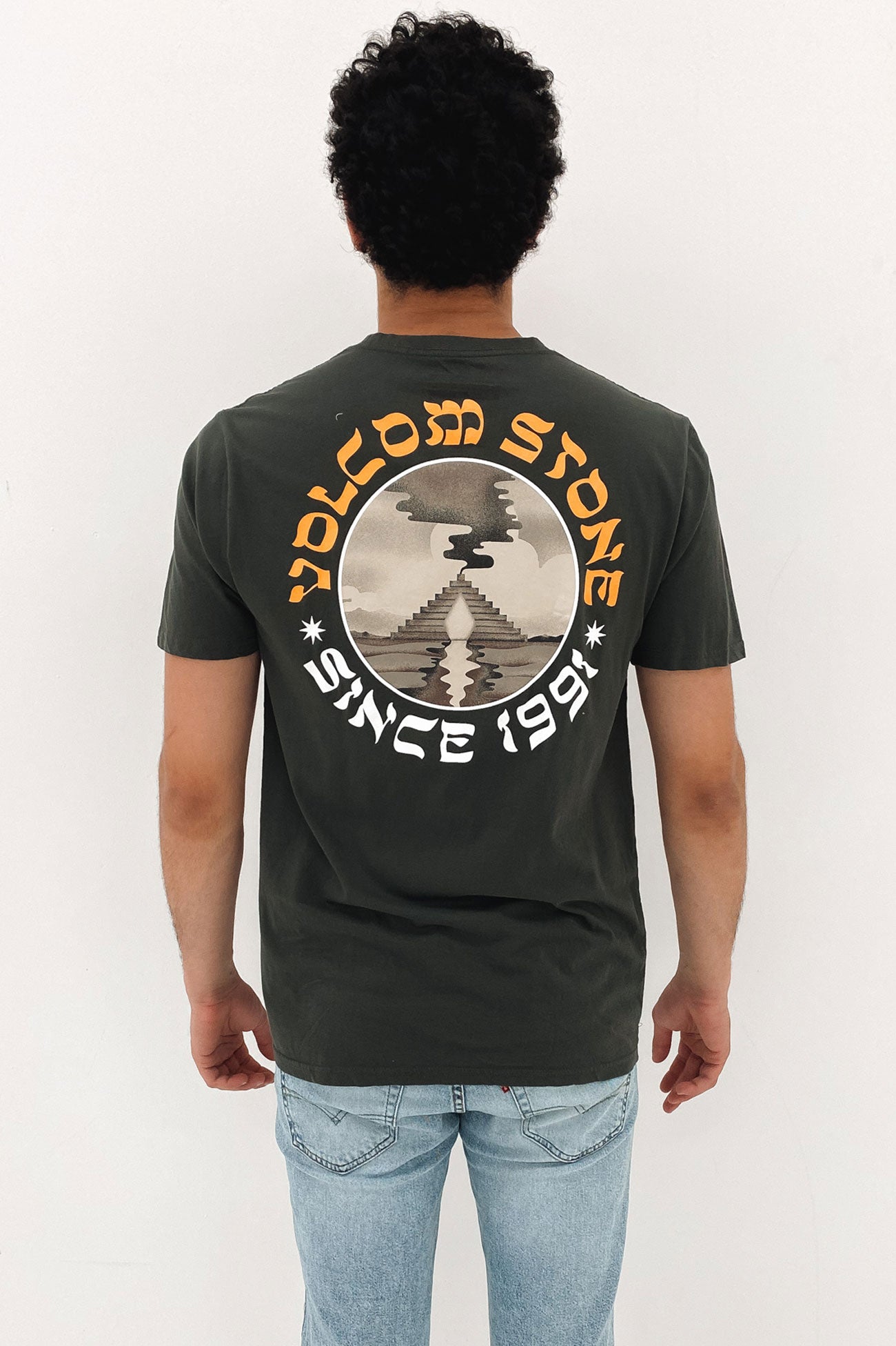 Stone Portal Farm To Yarn Short Sleeve Tee Rinsed Black