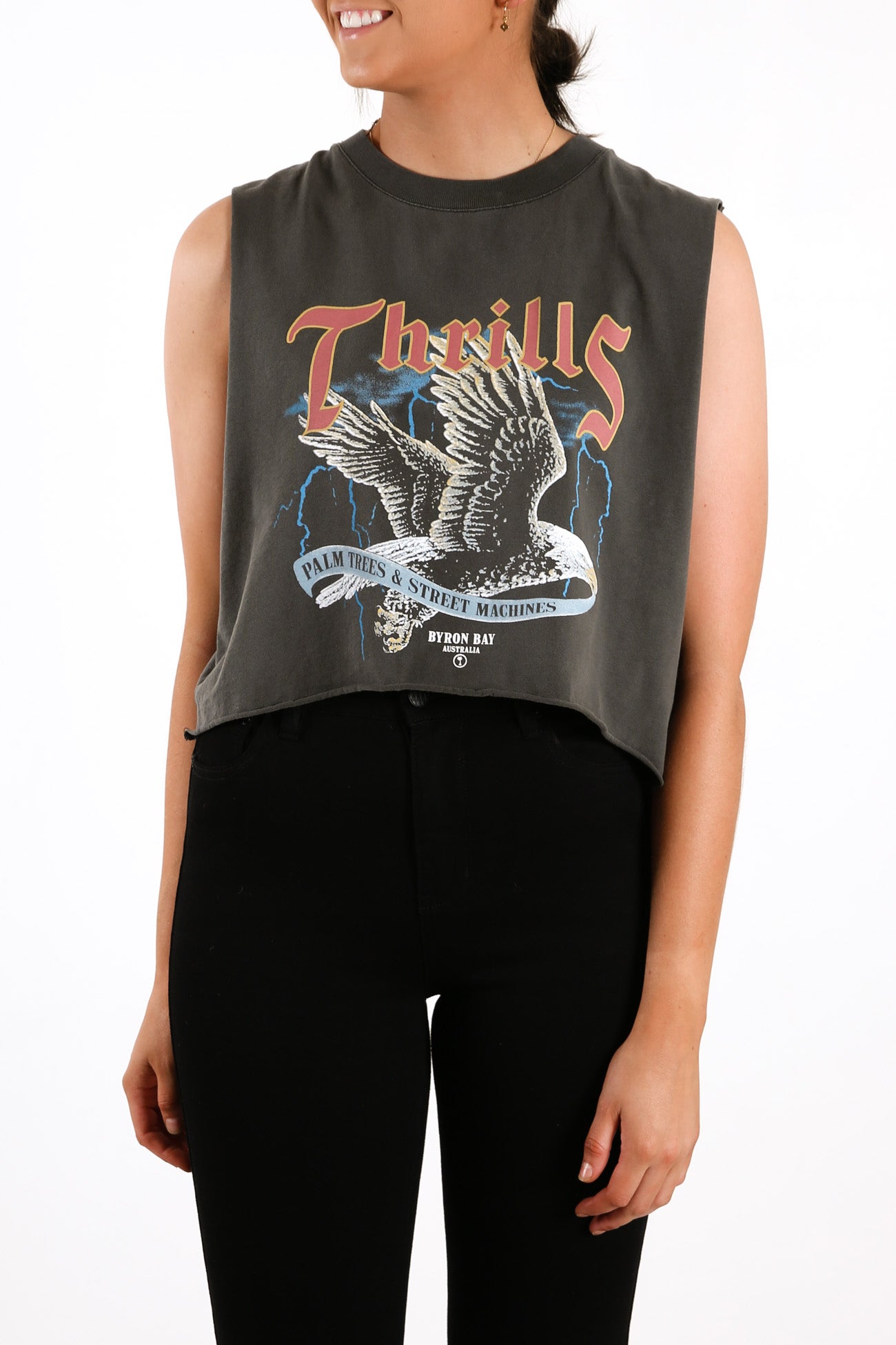Storm The Castle Crop Muscle Merch Black