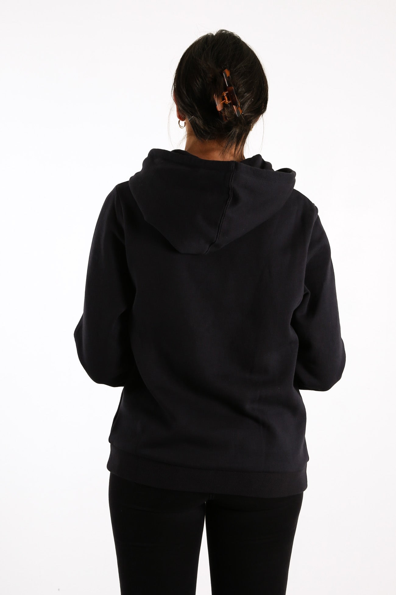 Stripes Filled Perfect Fleece Oil Grey