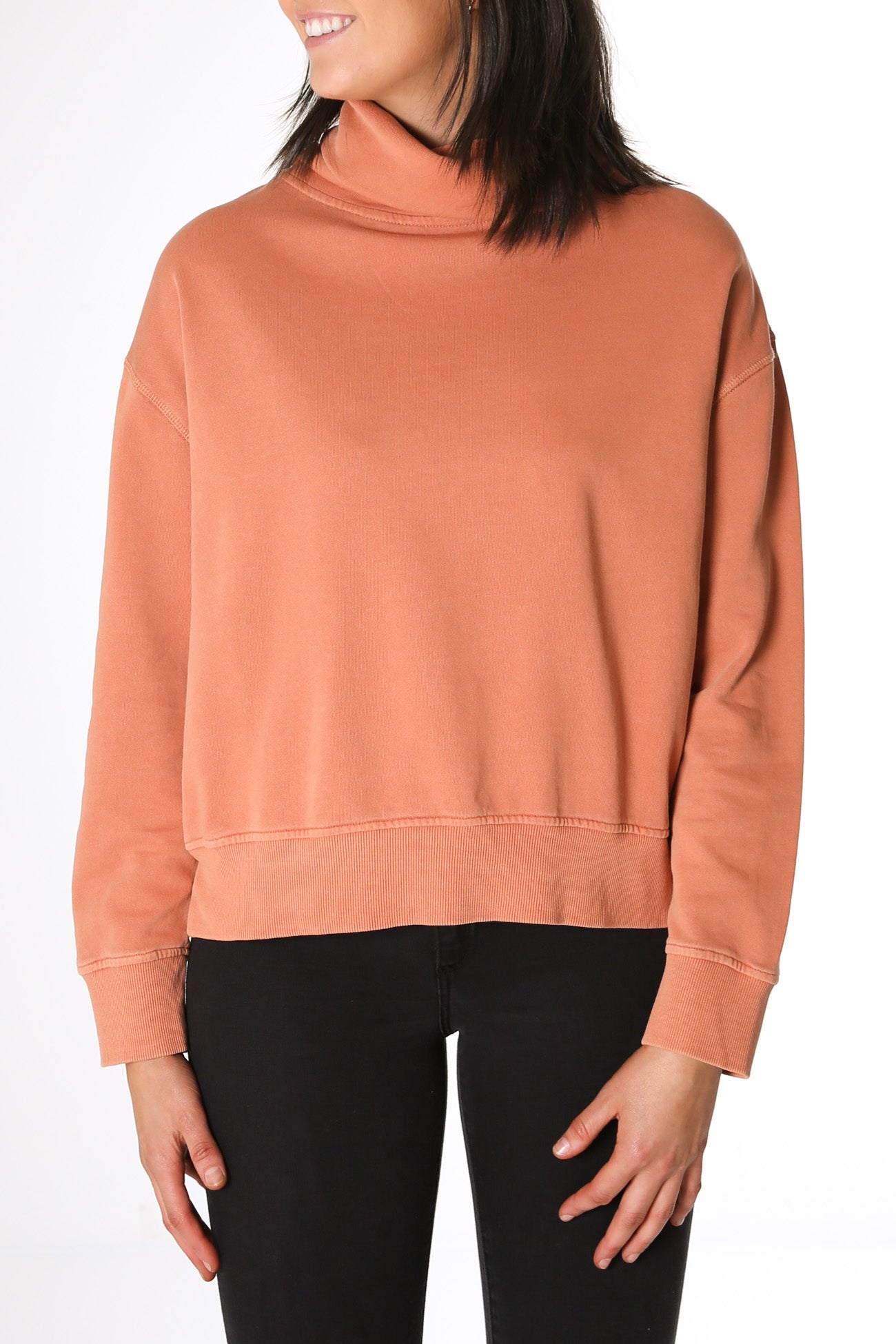 Suzie Roll Neck Copper