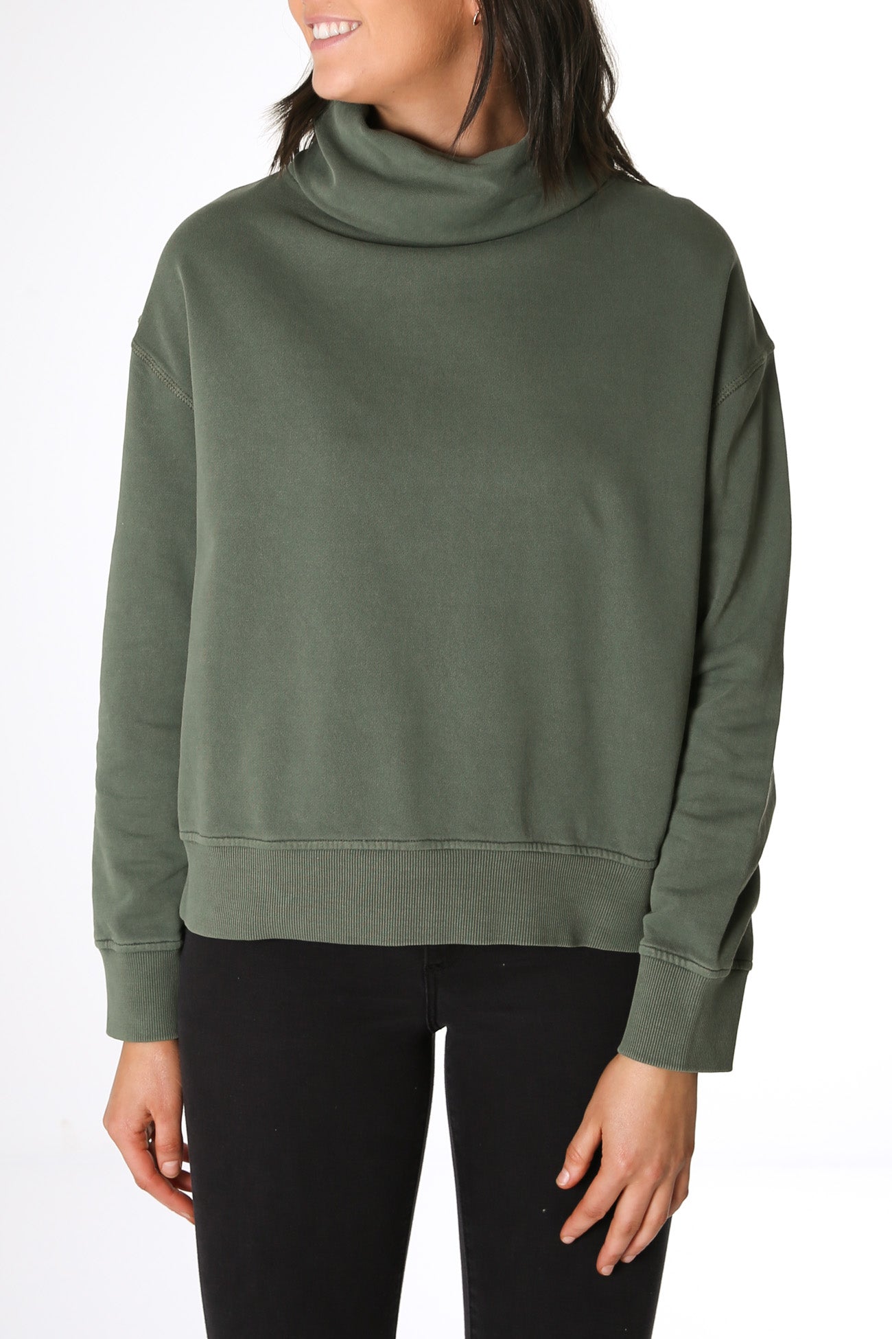 Suzie Roll Neck Khaki