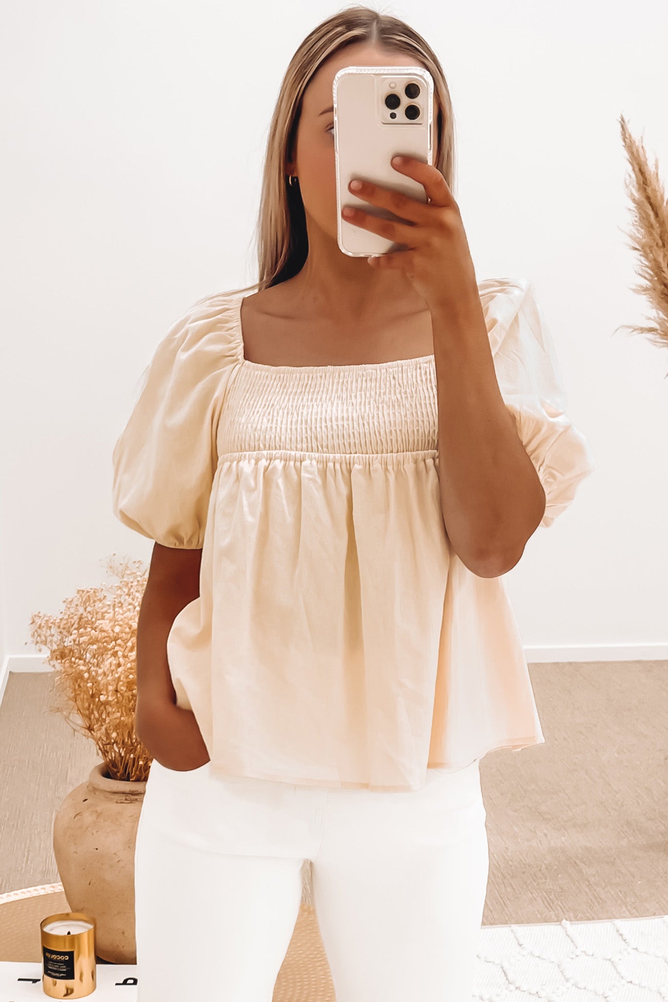Tatum Top Beige