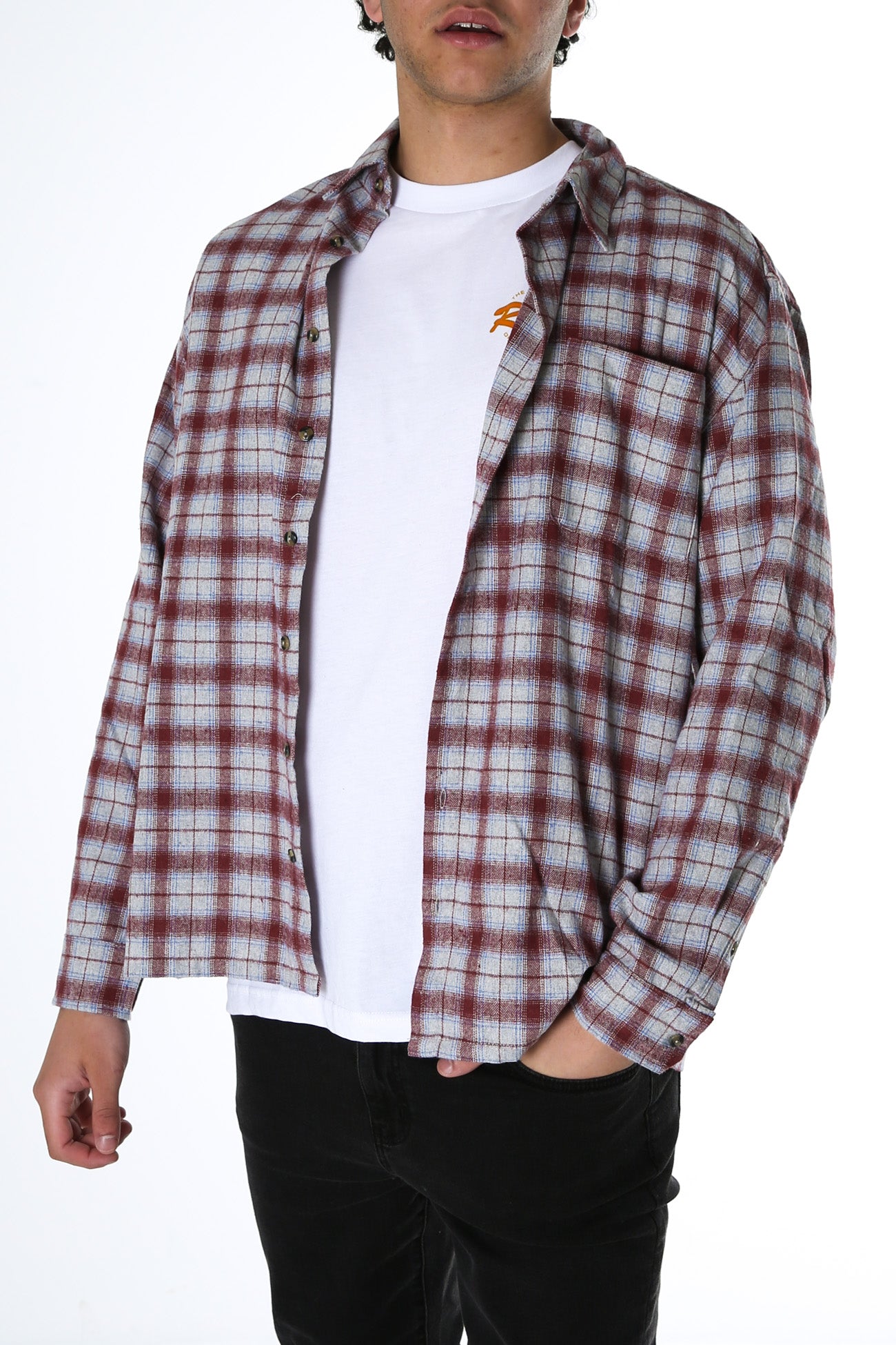 Tent City Long Sleeve Shirt Grey Marle
