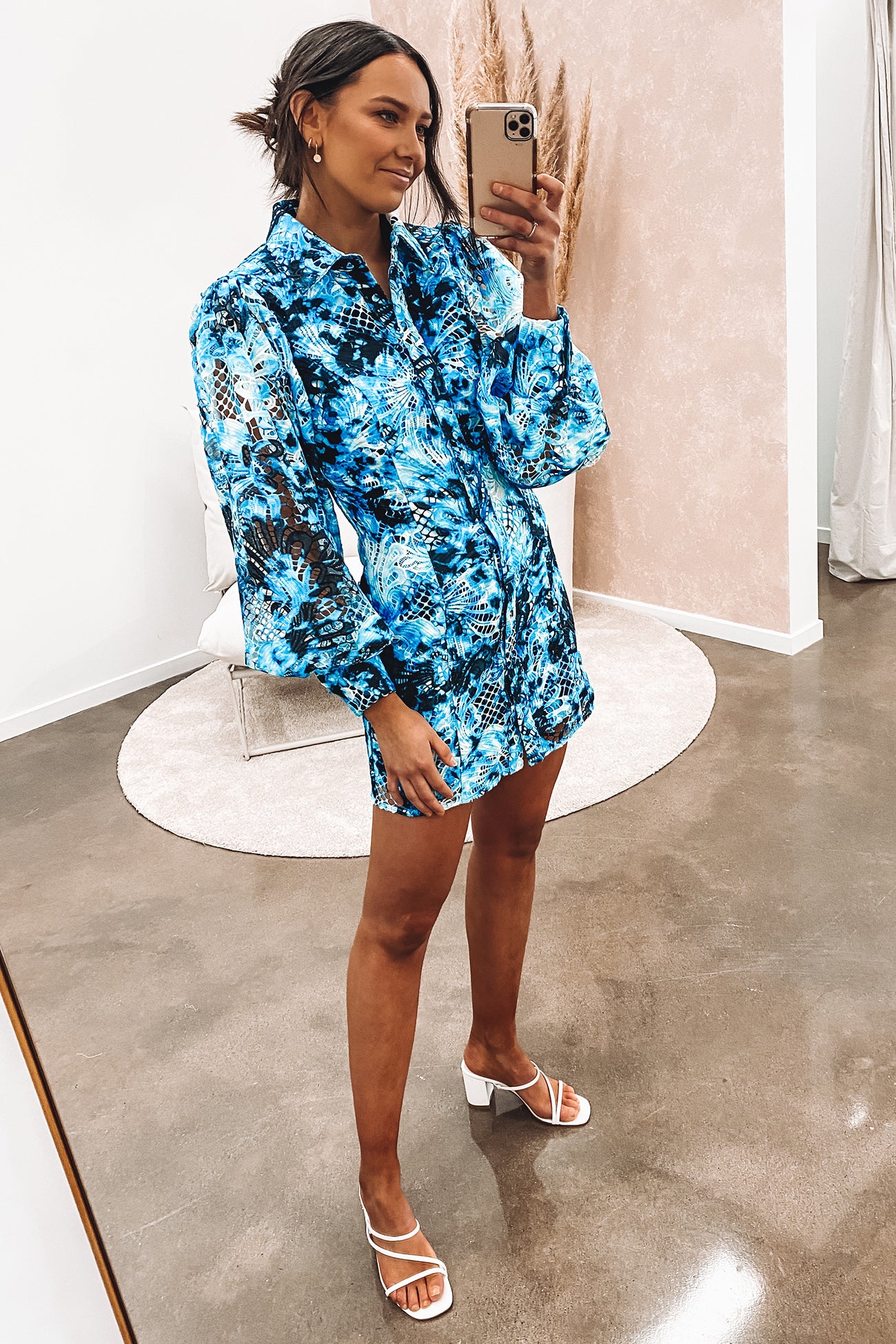 The High Rise Mini Dress Tie Dye