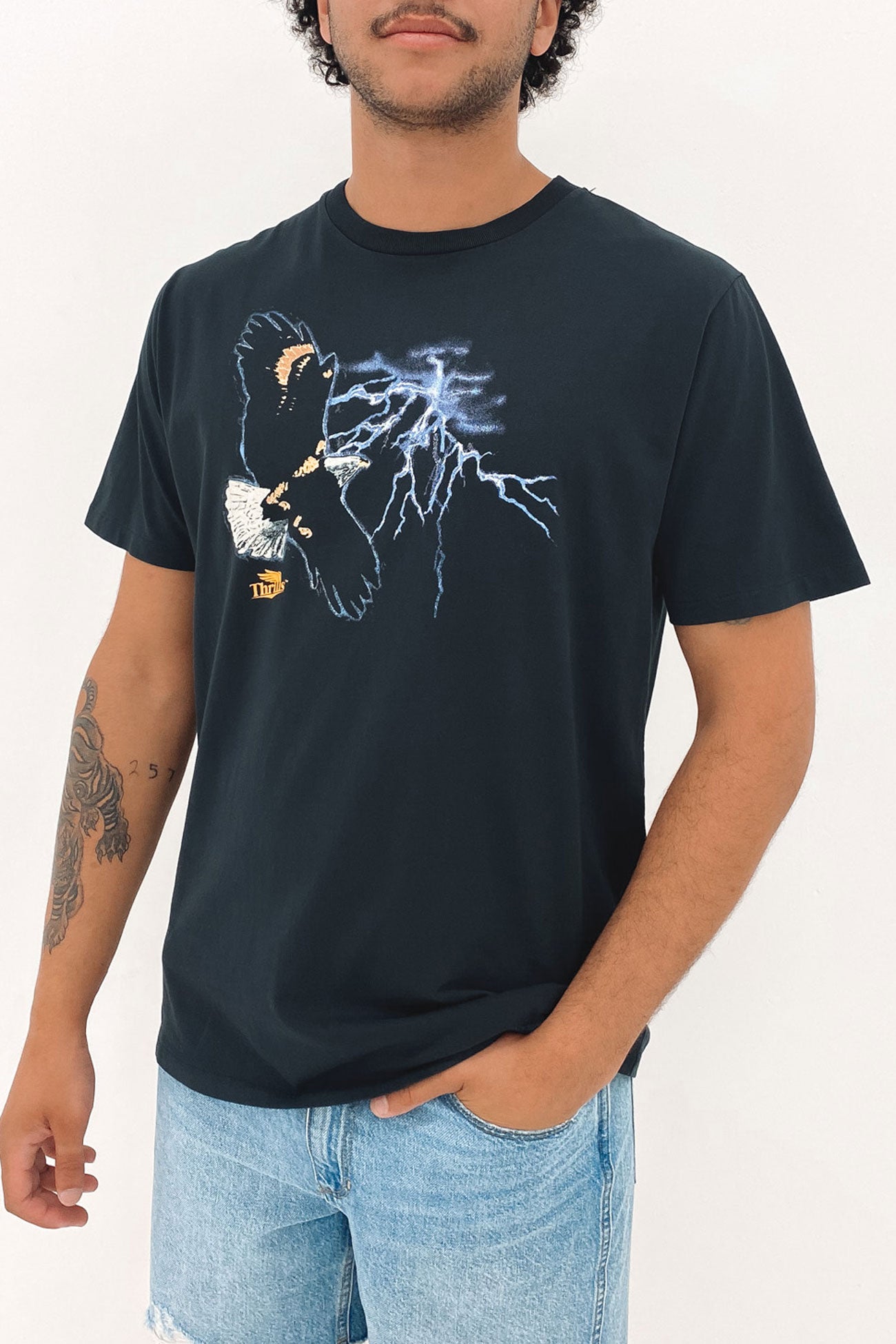 Thrills High Life Merch Fit Tee Twilight Black