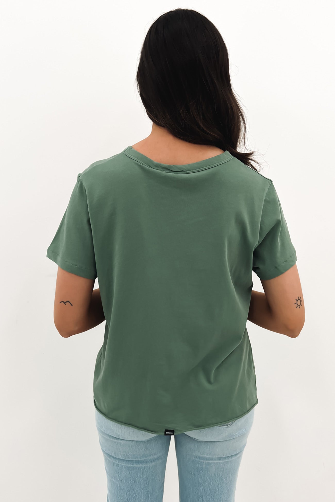 Thrills Stack Relax Fit Tee Comfrey