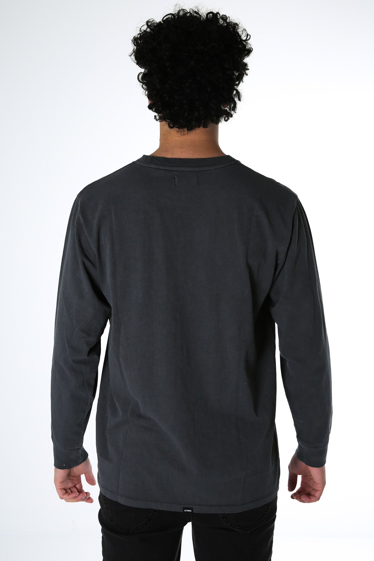 Thrills Unlimited Merch Fit Long Sleeve Tee Merch Black