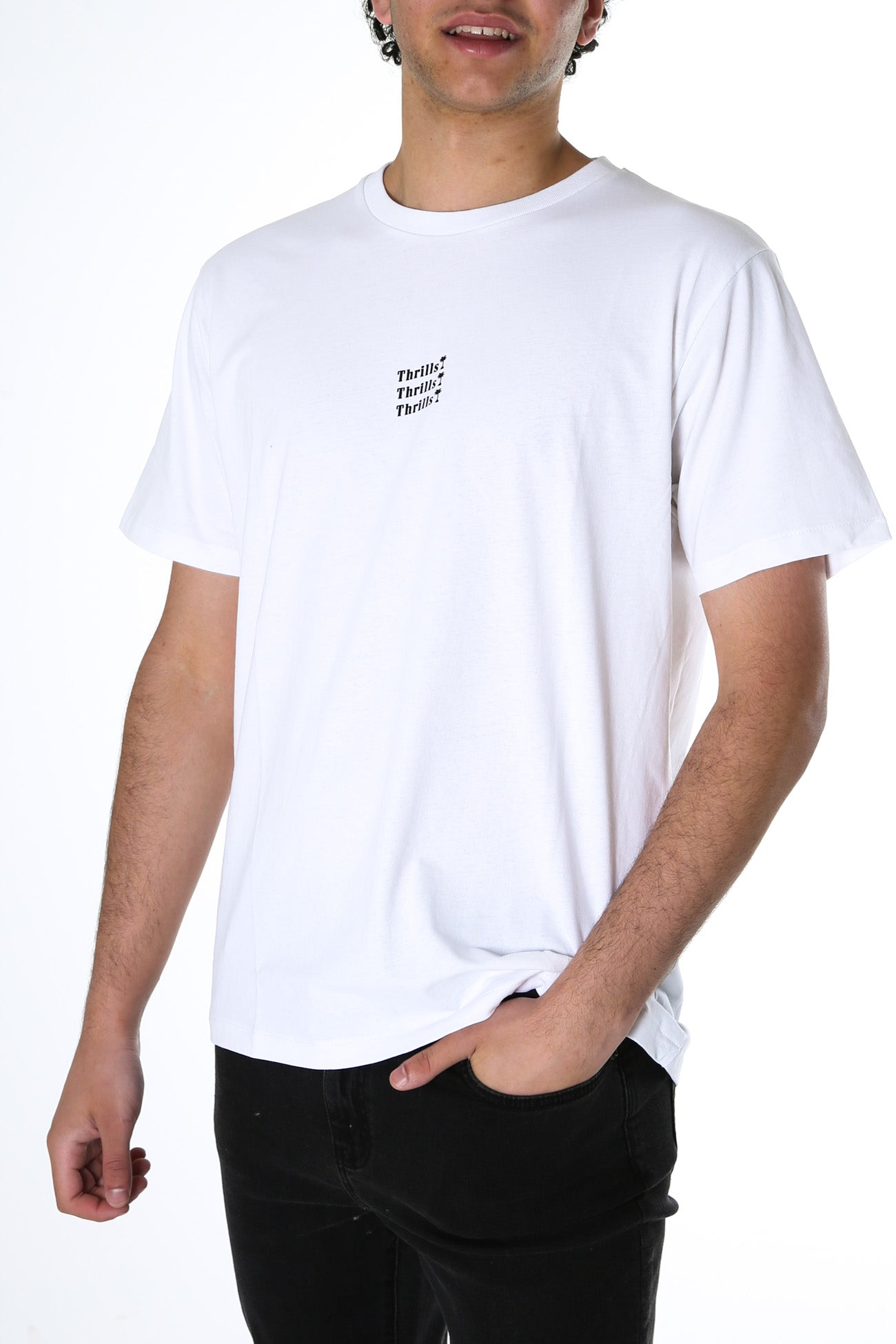 Thrills Unlimited Merch Fit Tee White