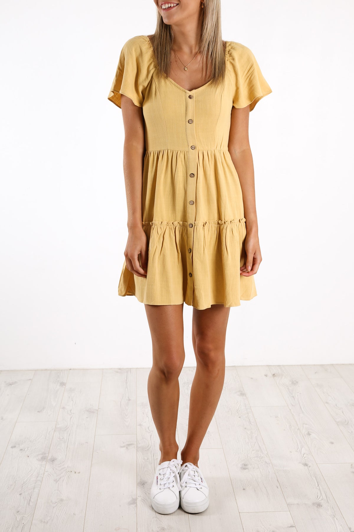 Tiarnah Dress Yellow