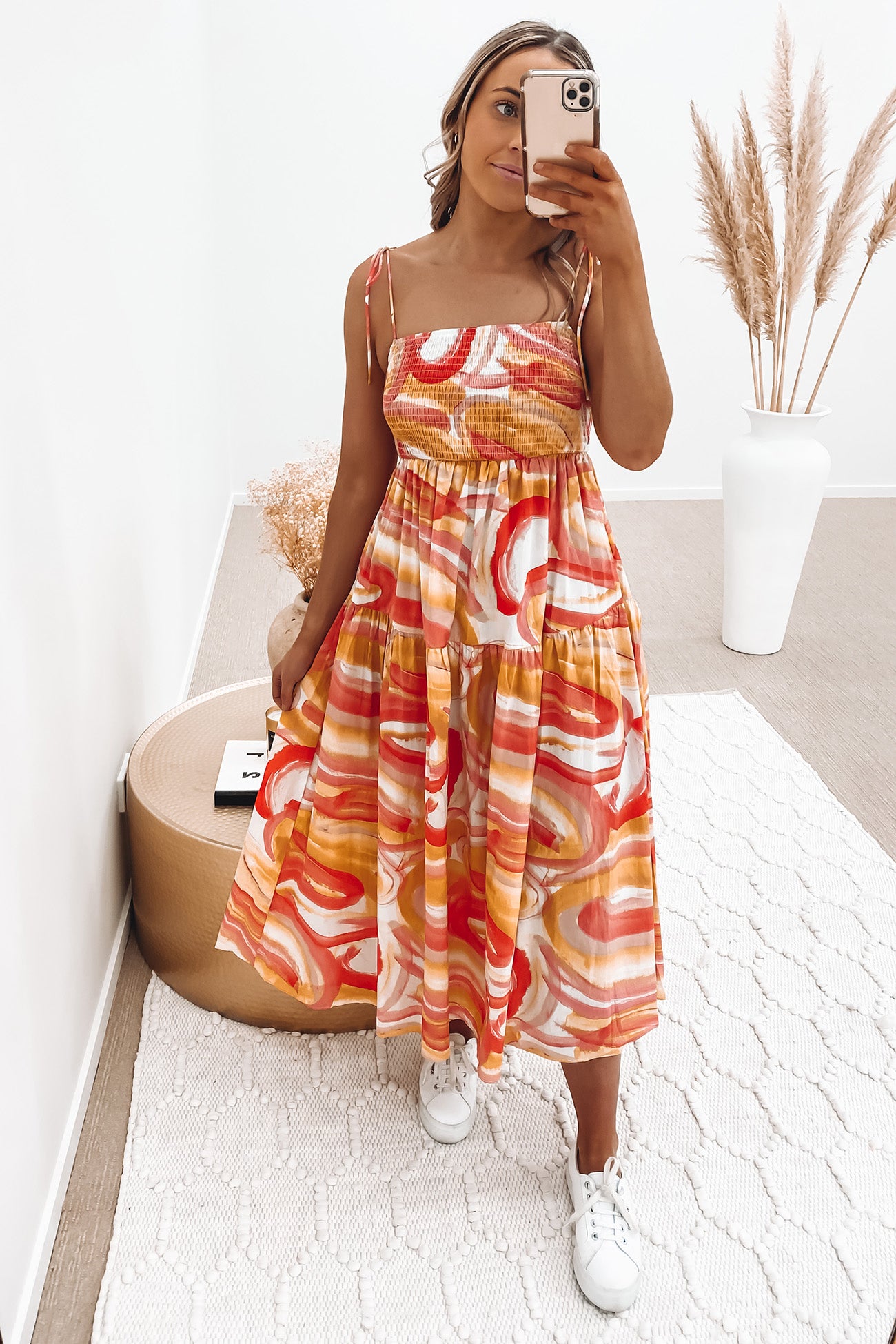 Tristan Midi Dress Multi