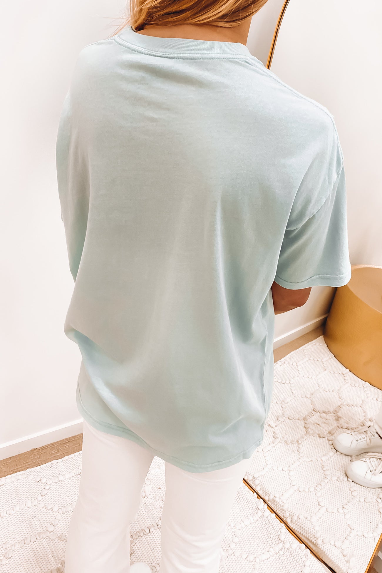Varsity Relaxed Tee Sea Foam