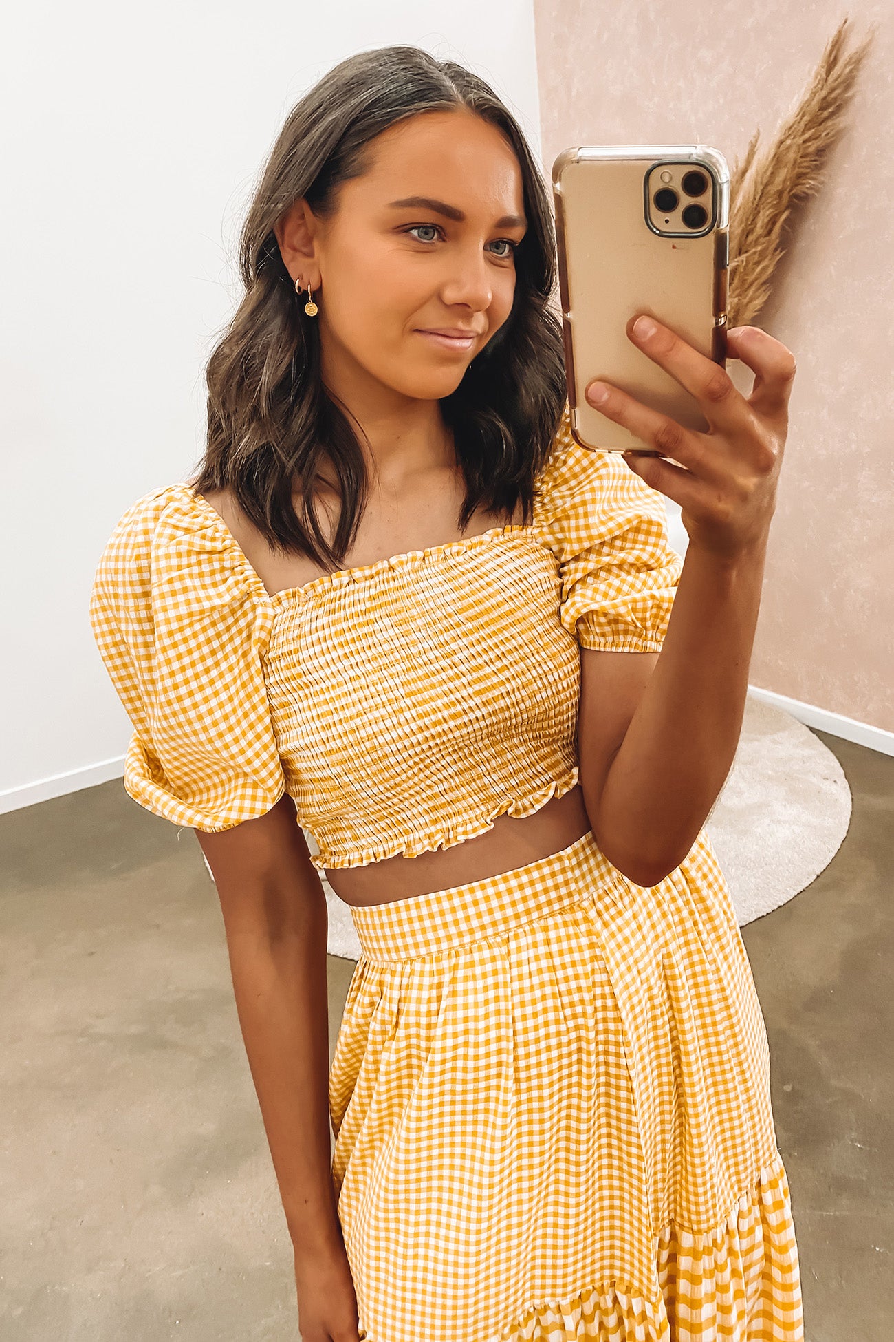 Vera Crop Yellow