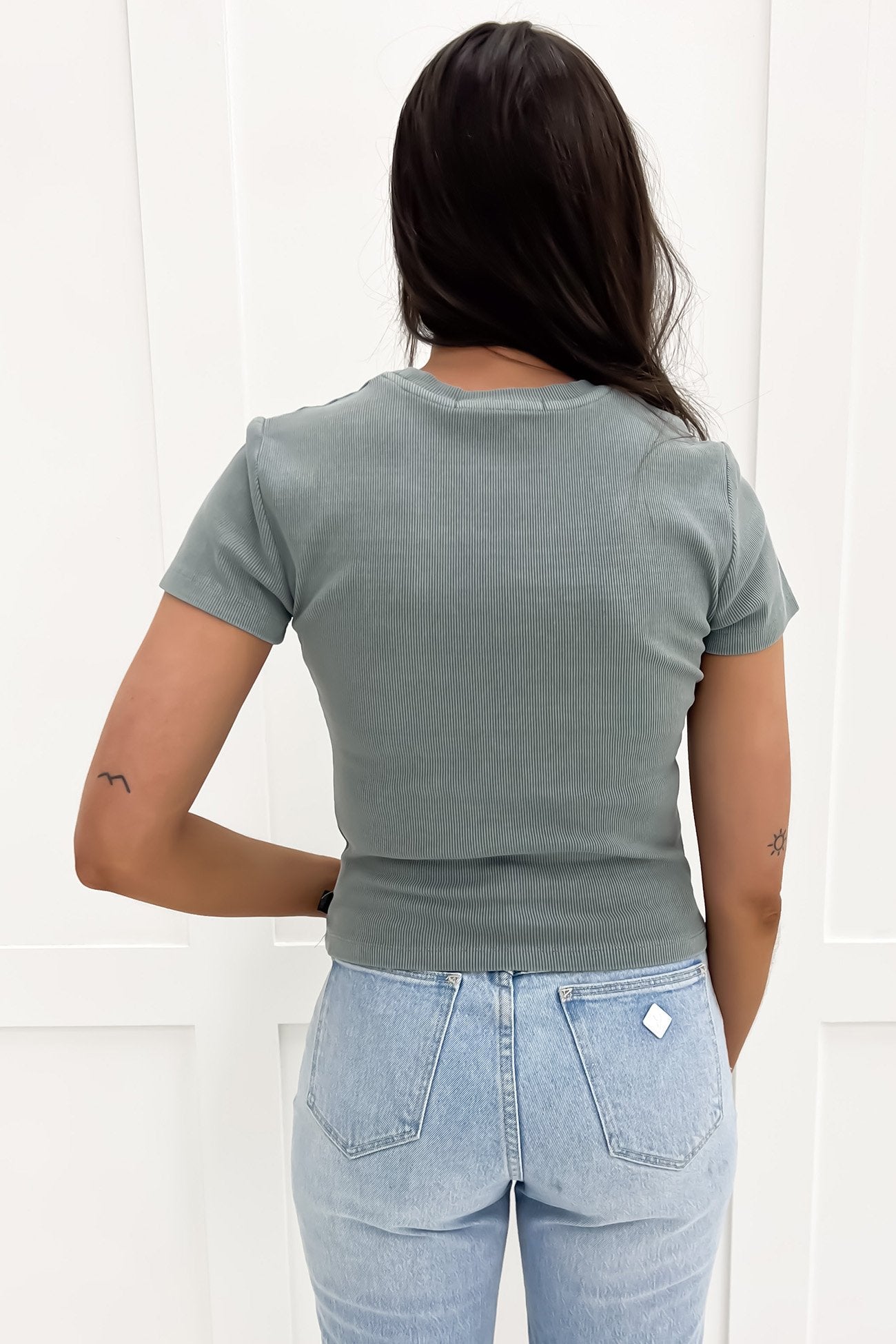 Vintage Baby Tee Blue