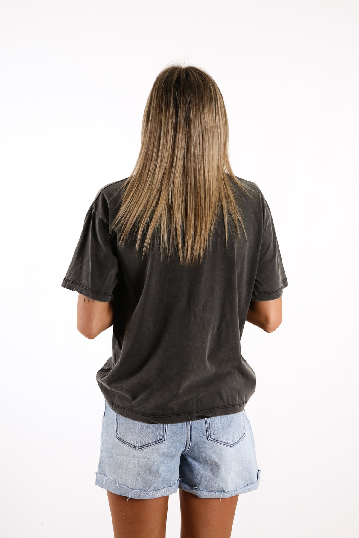 Vintage Eve Tee Washed Black