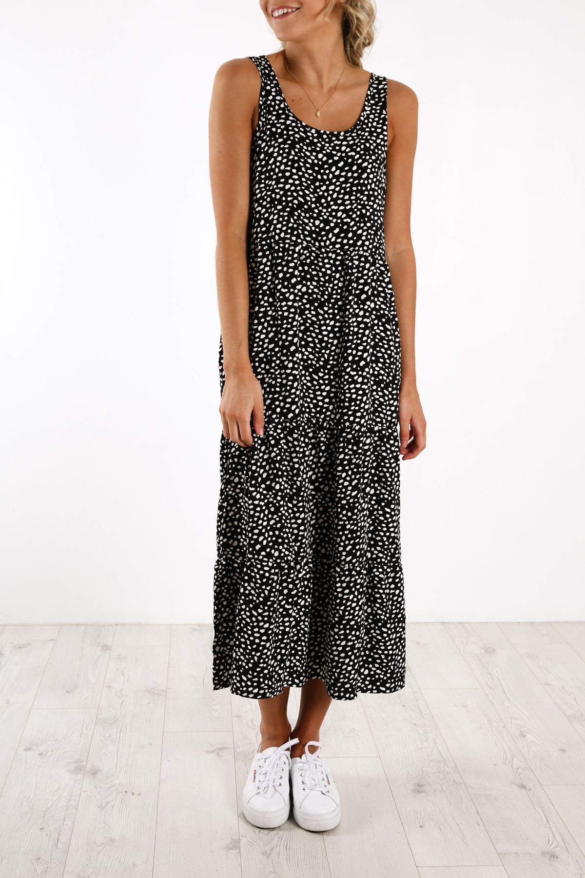 Whitney Midi Dress Print
