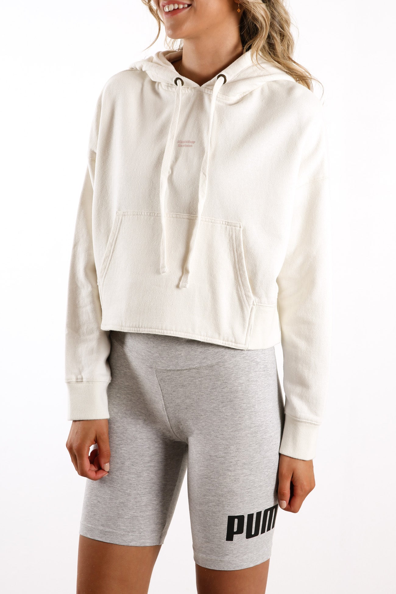 Willa Hemp Pull On Hood Off White