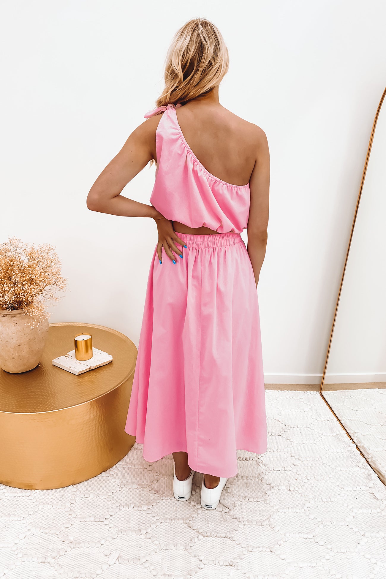 Winnie Maxi Skirt Pink