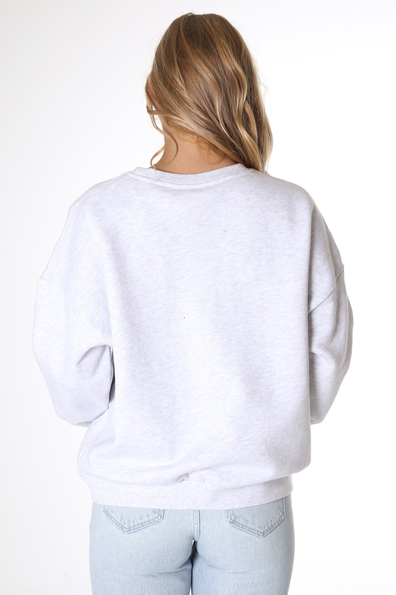 World League Oversized Crew Snow Marle