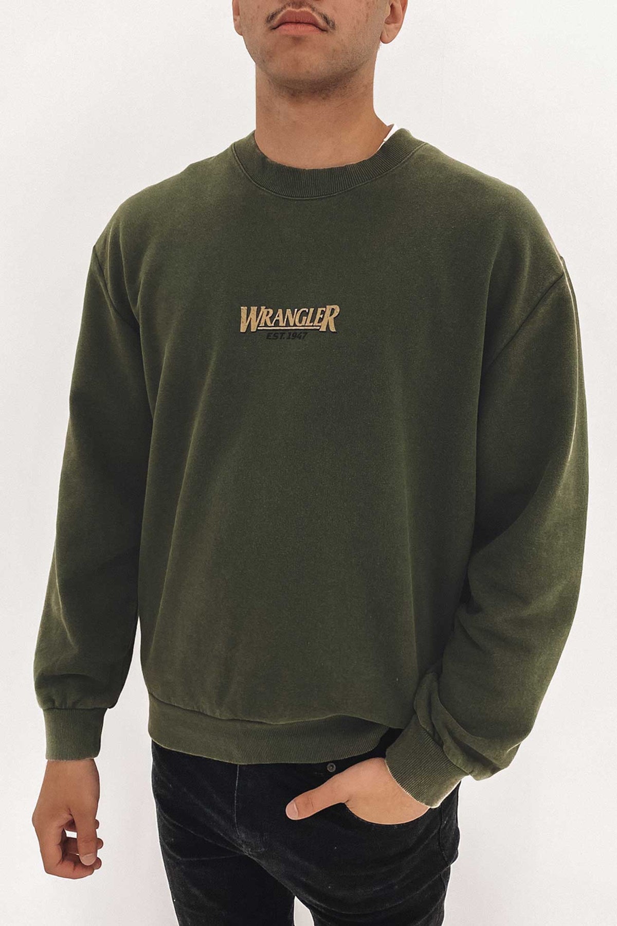 Wrangler Sweater Pine Forest Jean Jail