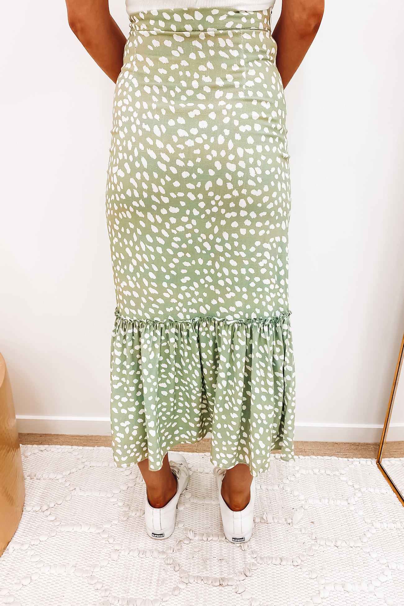 Zabrina Maxi Skirt Green