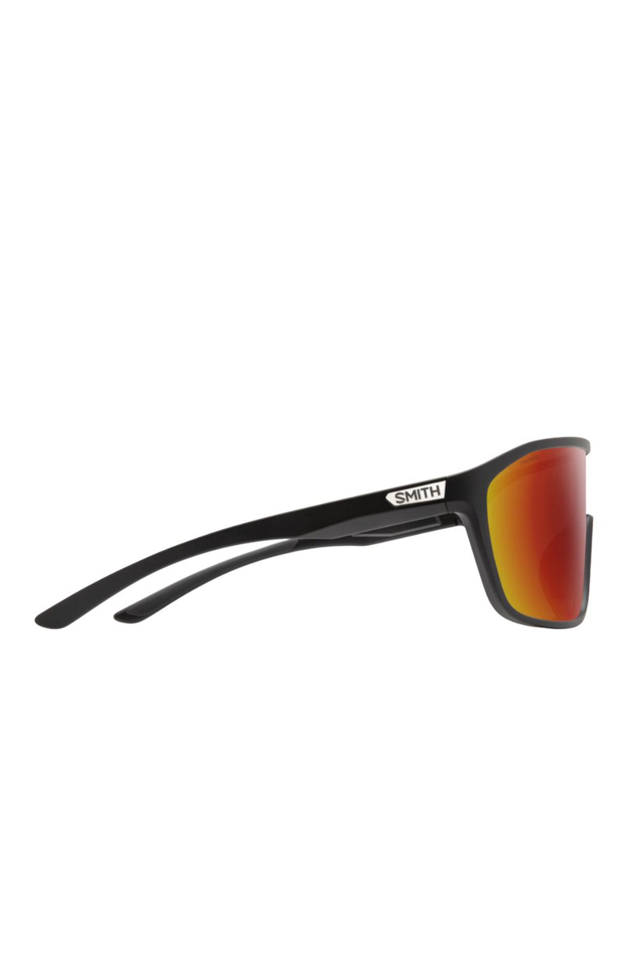 Boomtown Matte Black // ChromaPop Red Mirror