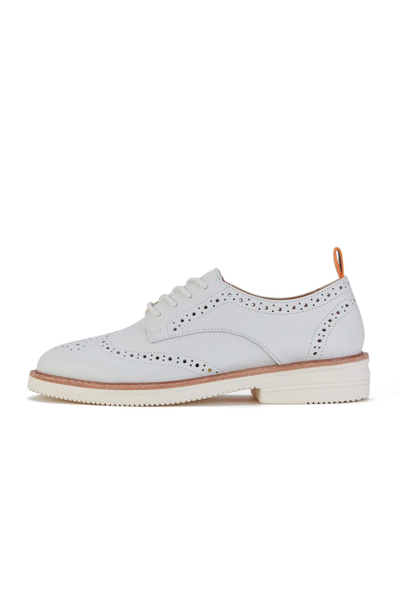 Derby Brogue Rise White Tumble