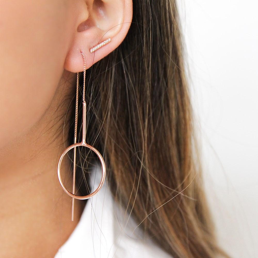 Aggy Earrings Rose Gold Jolie & Deen - Jean Jail