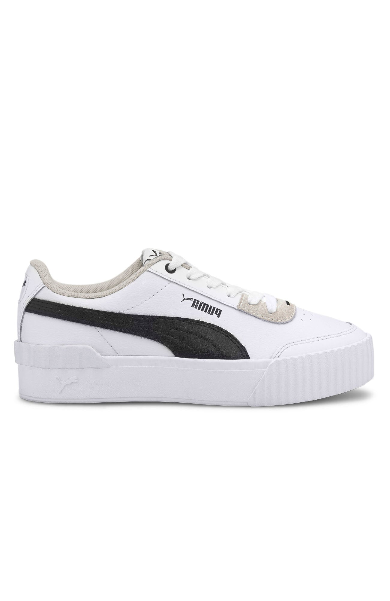 Carina Leather Sneaker Lift Puma White Black