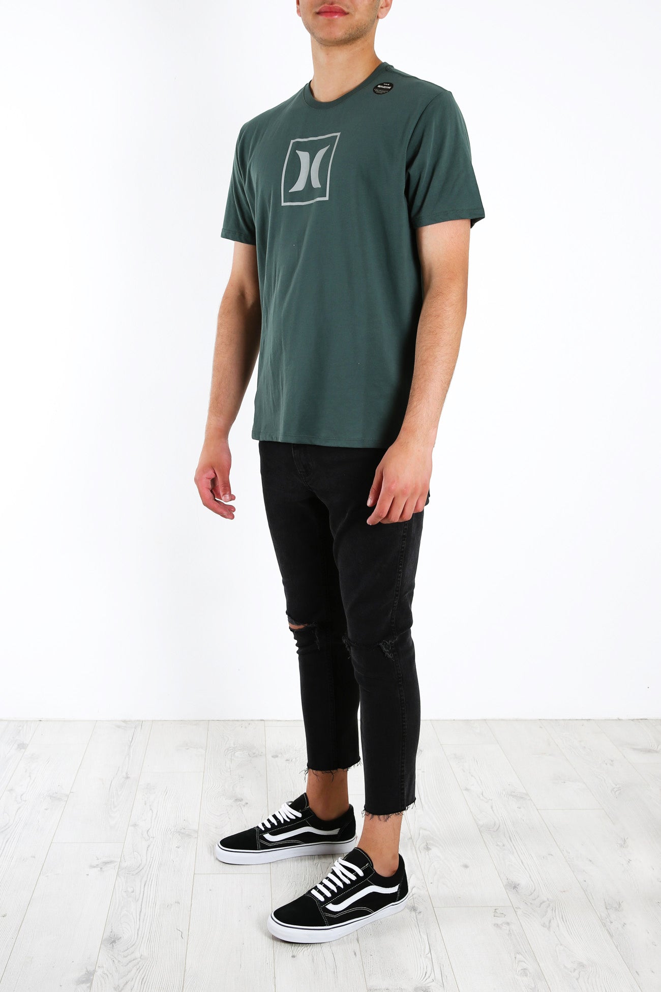 Dri Fit Icon Box Reflection Short Sleeve Vintage Green