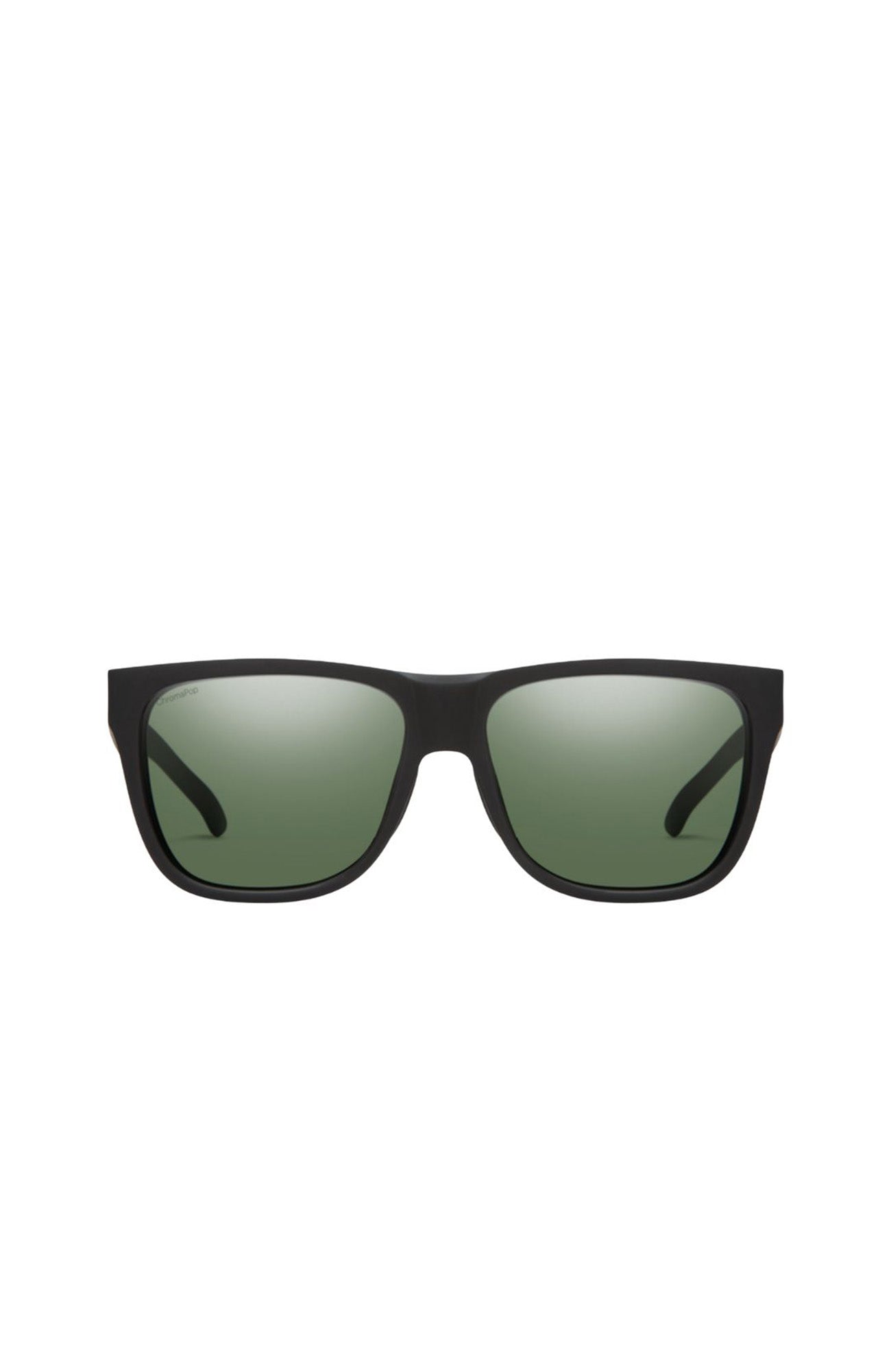 Lowdown 2 Matte Black // ChromaPop Polarized Gray Green