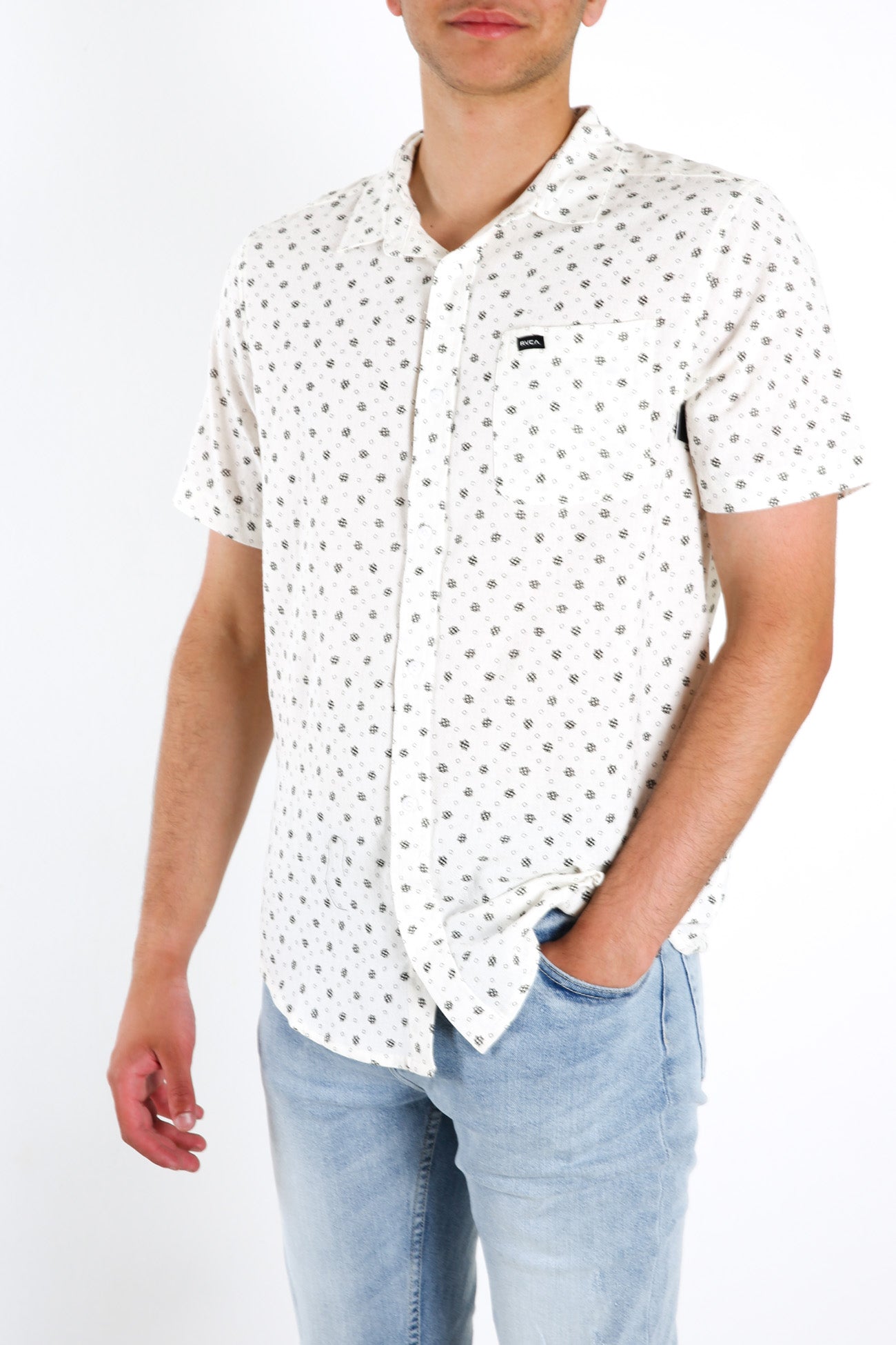 Outbreak Short Sleeve Tee Antique White